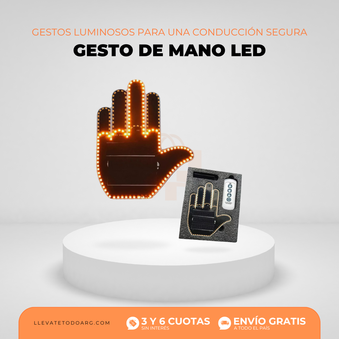 Gesto de mano Led®